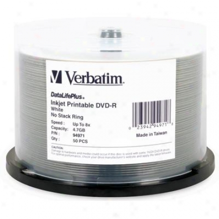 Verbatim Dvd-r 4.7gb 8x White