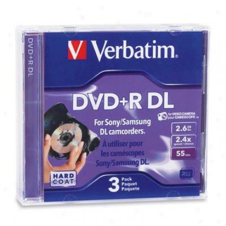 Veratim Mini Dvd+r Dl 2.6g 3pk