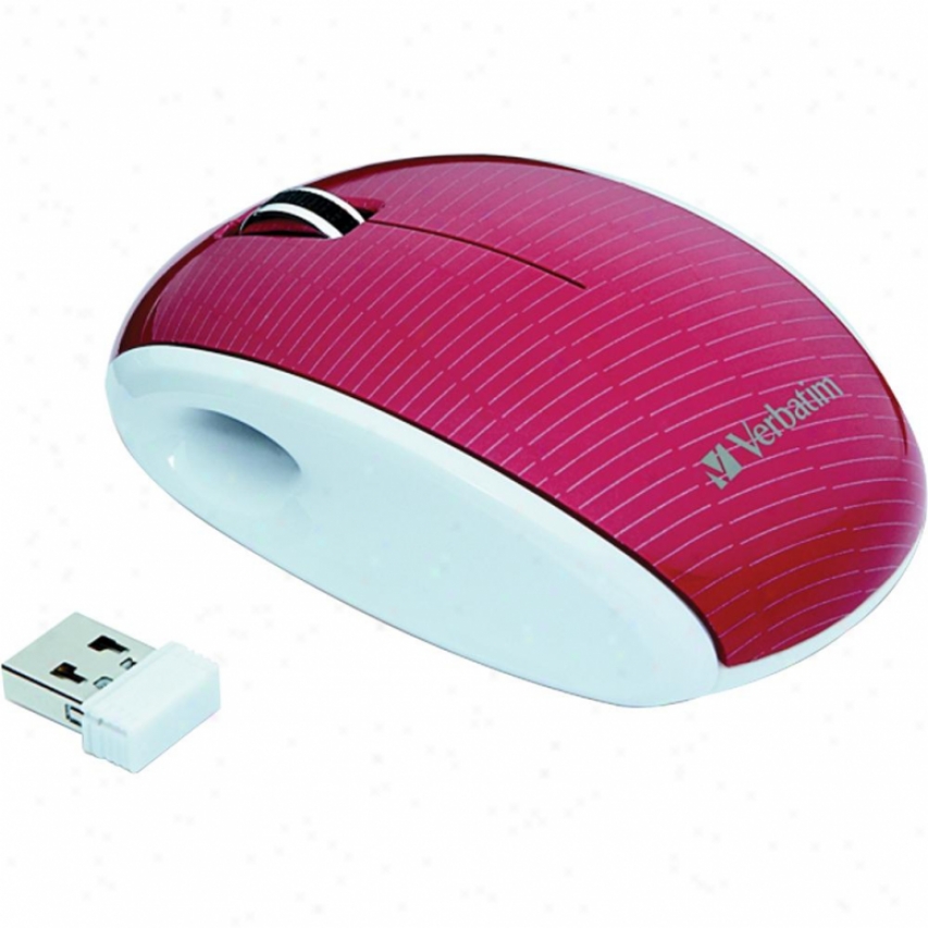 Verbatim Nao Mouse - Mercury Ruby/whit