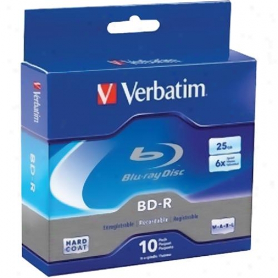 Verbatim Recordable Bd-r Blu-ray Discs 10 Pack 97238