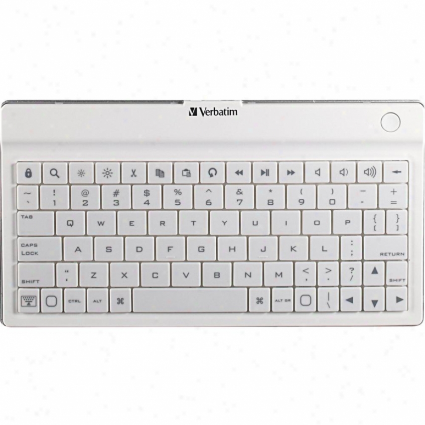 Verbatim Ultra-slim Bluetooth Keyboard 97754 White