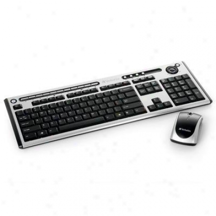 Verbatim Wireless Keyboard/mouse Blk