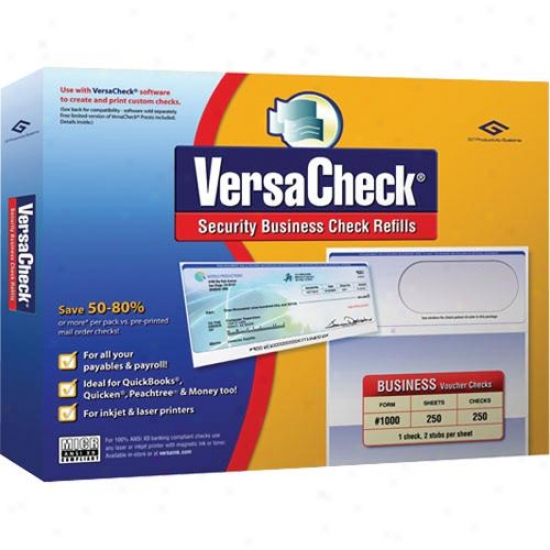 Versacheck Form #1000 Blue Graduated 250