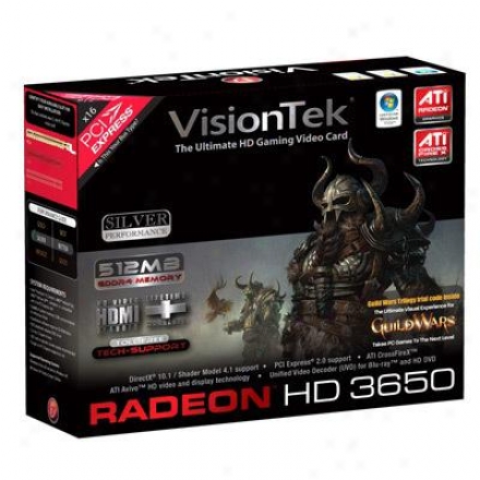 Visiontek 900232 Radeon Hd3650 512mb Pcie Video Card