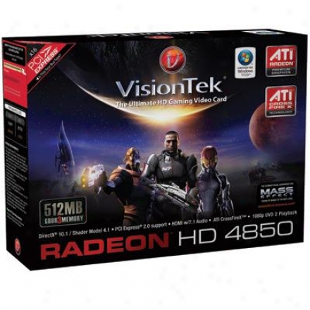 Visiontek 900241 Radeon Hd4850 512mb Gddr3 Pcie Video Card