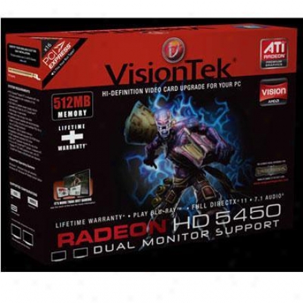 Visiontek Radeon Hd 5450 512mb Ddr3 Pci Express 2.0 Video Card