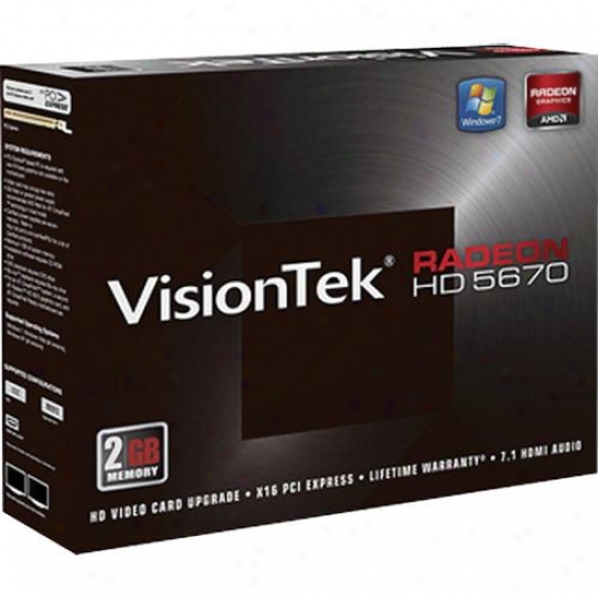 Visiontek Radeon Hd 5670 2gb Ddr3 Pci Express 2.1 Vjdeo Card