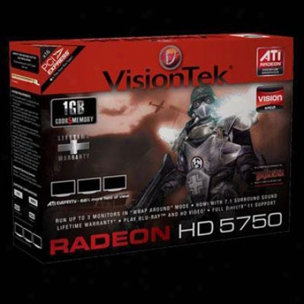 Visipntek Radeon Hd 5750 1gb 128-bit Gddr5 Pcie 2.0 X16 Video Card - 900301