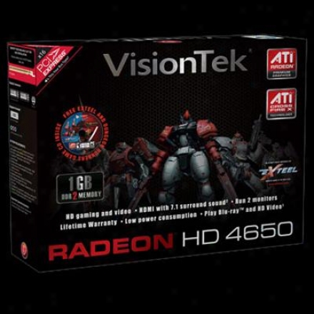 Visiontek Radeon Hd4650 1gb Ddr2 Pci Express 2.0 Video Card