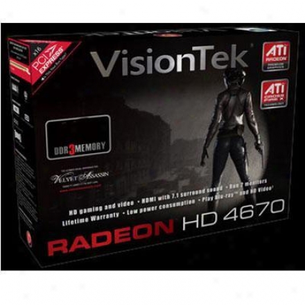 Visiontek Radeon Hd4670 Pcie 2gb Ddr3 Video Card