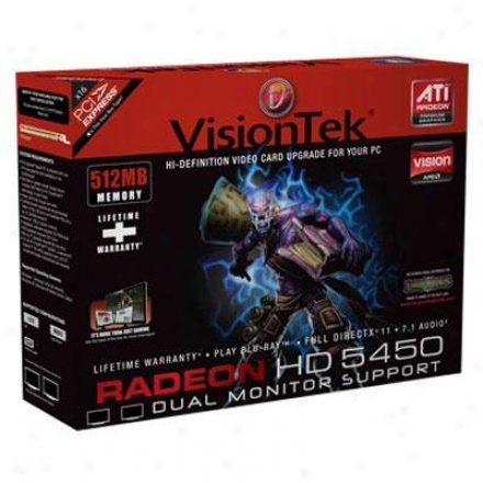 Visiontek Radeon Hd5450 Pcie 512mb Ddr3