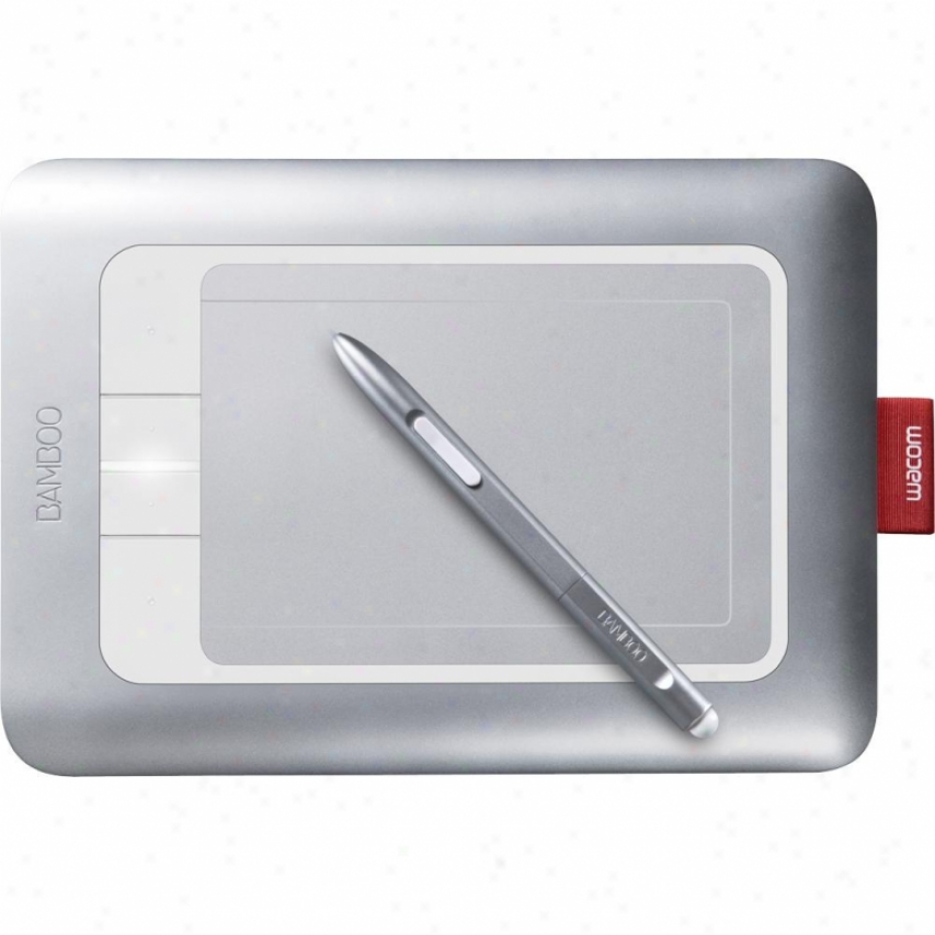 Wacm Cth461 Bamboo Craft Pen & Touch Tablet - Silver