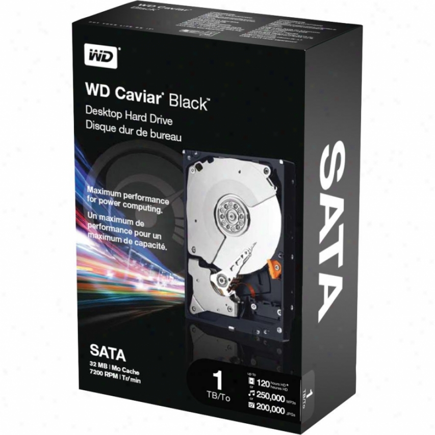 Western Digital Caviar Black 1tb Sata 3.5" Internal Hard Drives