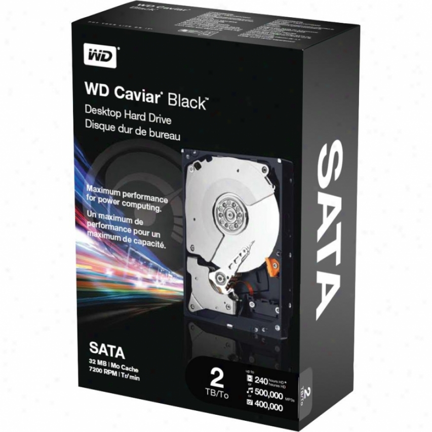 Western Digital Caviar Black 2tb Sata 3." Internal Hard Drives