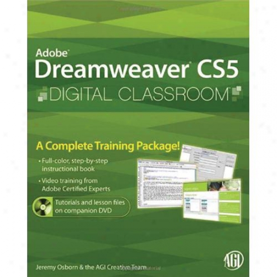 Wiley Dreamweaver Cs5 Digital Classroom By Jeremy Osborn 0470607749