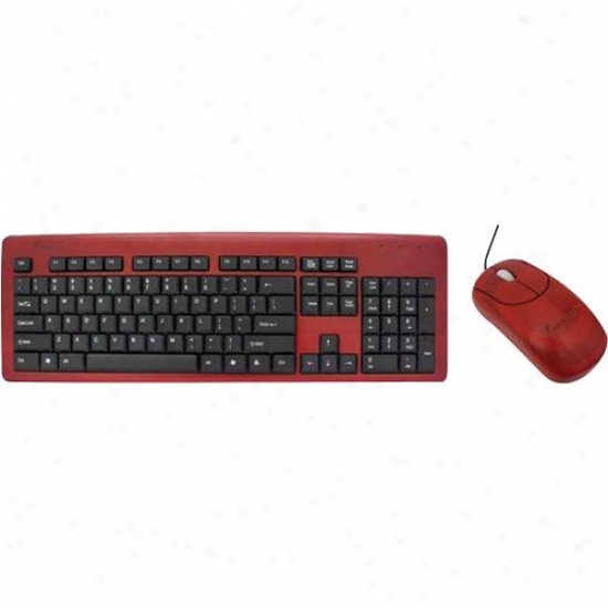 Wireless Keyboard And Mouse Combo - Mahogany