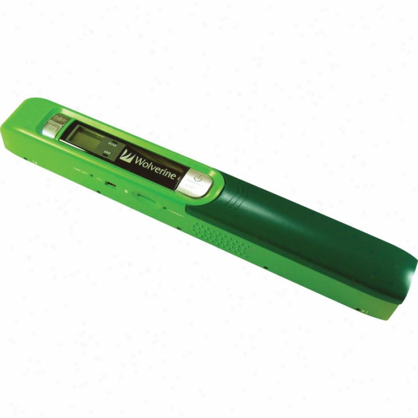 Wolverine Data Battery Powered Portable Scanner - Pass-200