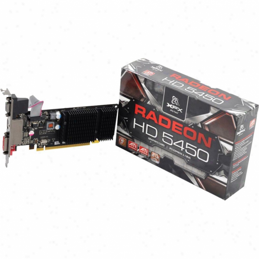 Xfx Radeon Hd 5450 512mb Ddr3 Pci Express 2.1 Video Card