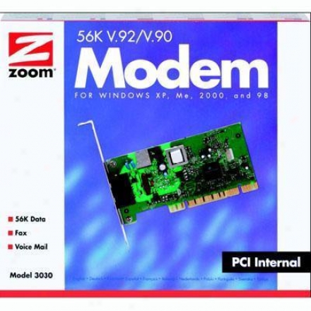Zoom Telephonics Zoom V.92 Pci Impressible Modem