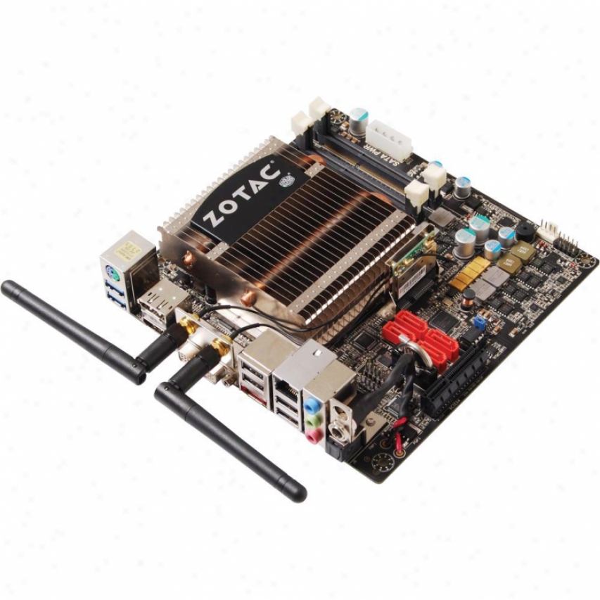 Zotac Fusion350-b-u Amd E-350 Apu Wifi Mini-itx Motherboard