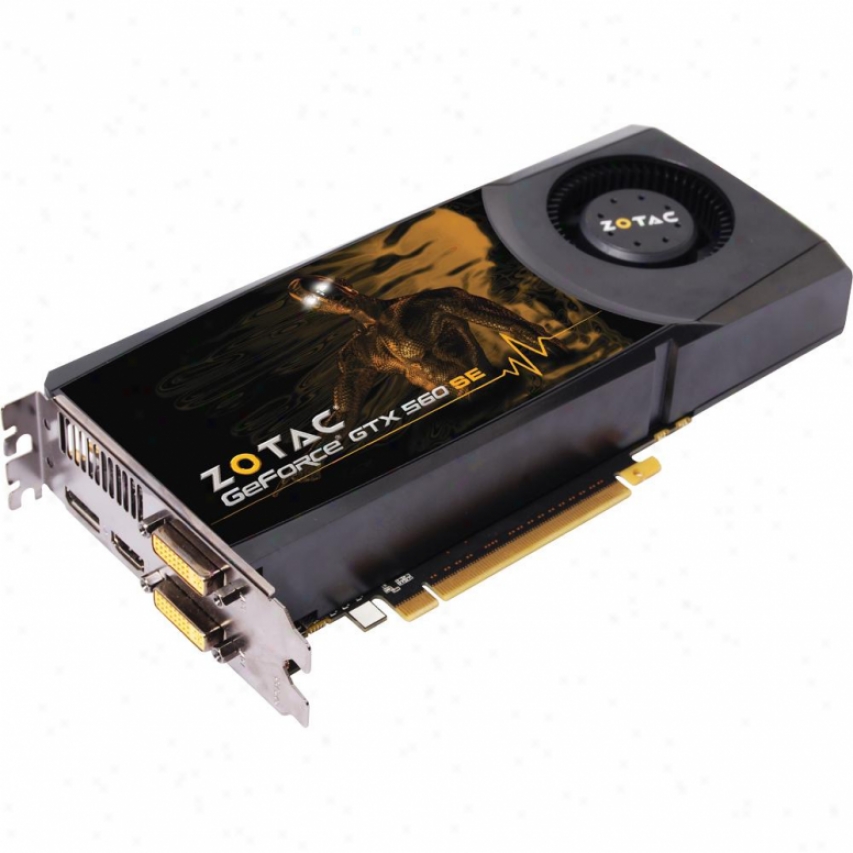 Zotac Geforce Gtx 560 Se 1gb Gddr5 Pcii Express 2.0 Video Card - Zt-50901-10m