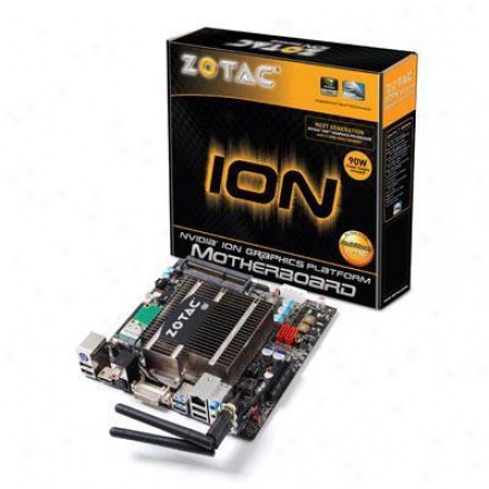 Zotac Ionitx-t-u Intel Atom D525 Intel Nm10 Mini Itx Mootherboard