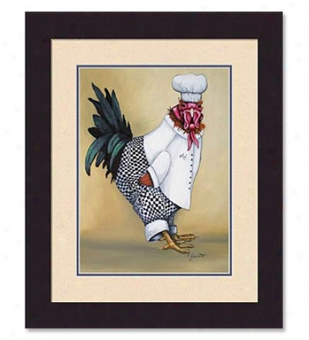 'clothed Chicken' Print By Eric Fausnacht