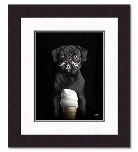 'frenchy' Framed Print