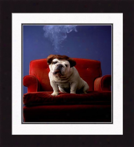 'lazie, The Loafer' Framed Impression