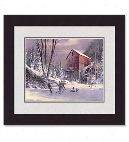 'old Mill Pond'  Framed Print By Douglas Laird