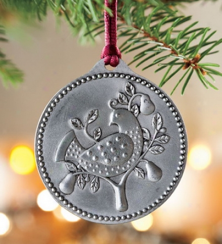 12 Days Of Christmas Pewter Single Ornament