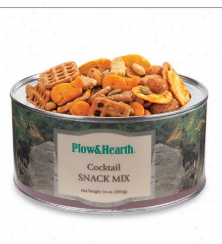 14 Oz. Tin Of Cocktal Snack Mix