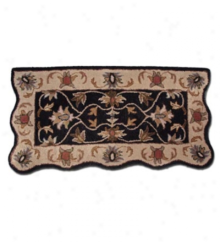 21" X 42" Rectangular Hand-tufted Wool Scalloped Hearth Rugcompare At $79.95!