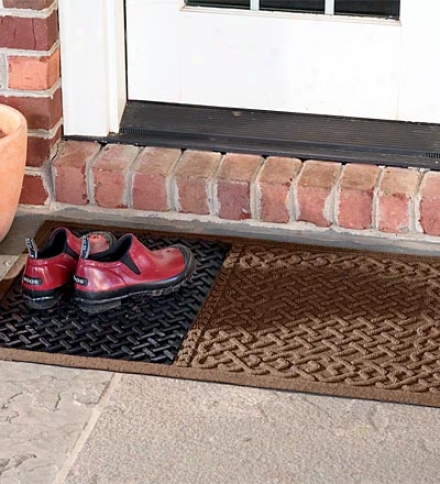 22-1/2"w X 35-1/4"l Waterhog&#153; Cable Weave Mudguard Doormat