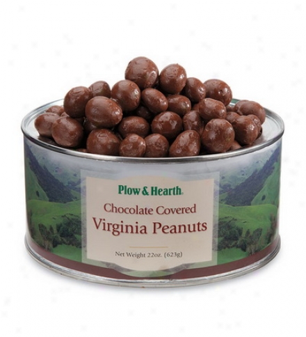 22 Oz. Tin Of Chocolate-covered Peanuts