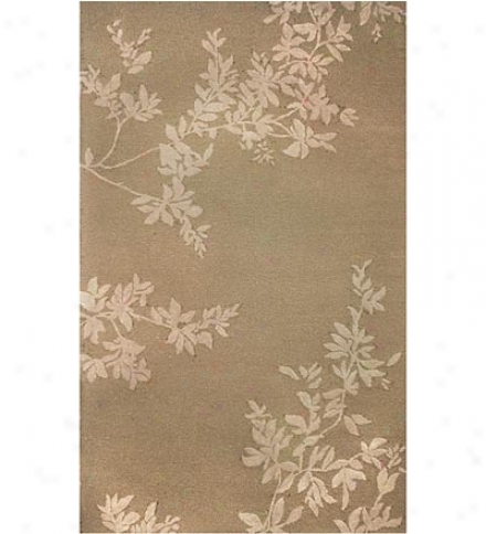 24" X 36" Polypropylene Mingle Spello Leaves Indo0r Outdkor Rug