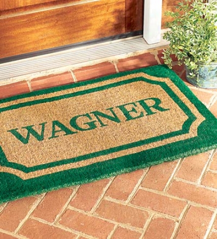 24" X 39" Personalized Doormat