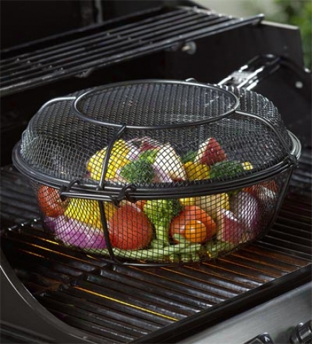 3-in-1 Mesh Skillet, Deep Basket And Grill Basket