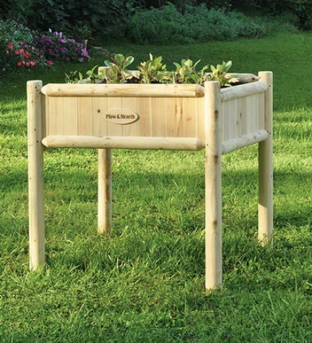 36" Sq. X 36"h Durable Wood Raised Bed Planter