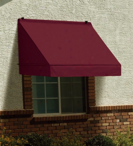 4' Mold- And Fade-resistant Acrylic Canvas Awning For Doors And Windows