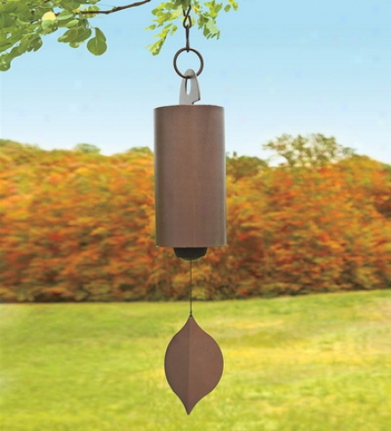 40" Copper Powder-coated Steel Heroic Windbell