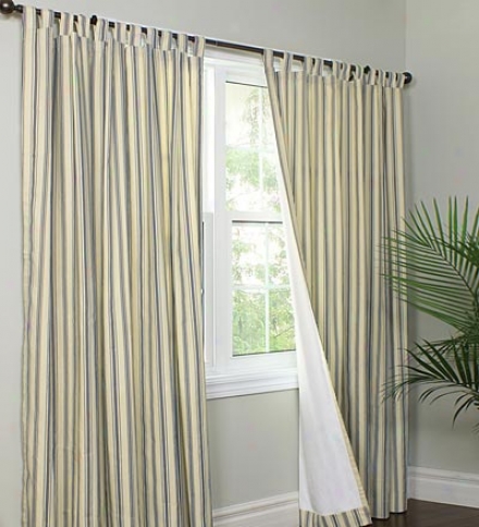 40" X 15" Thermalgic??? Energy Efficient Insulated Tab-top Triple Stripe Valance