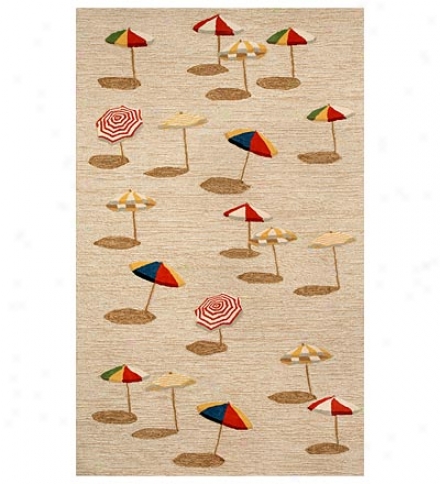 42" X 66" Beach Umbrella Rug