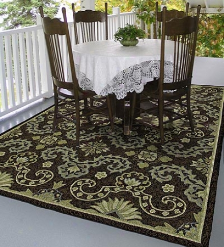 5'9" Round Isle Of Hope Indoor/outdoor Rug