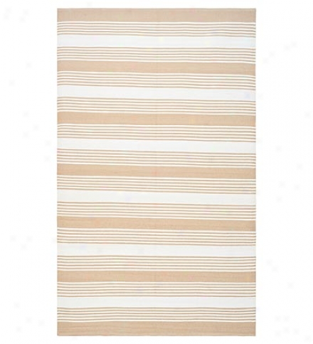 6' X 9' Striped Recycled Plastic Bottles Indoor/outdoor Rug