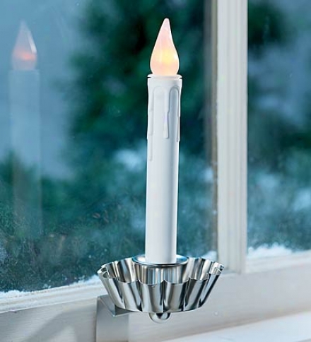 7-1/2"h Battery-powered Colonial Window Candle