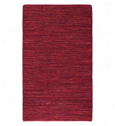 7'x9' Lariat Recycled Leather Rug
