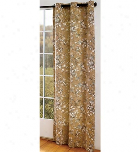 84"l Grommet-top Thermalogic Insulated Curtains In Vintage Floral