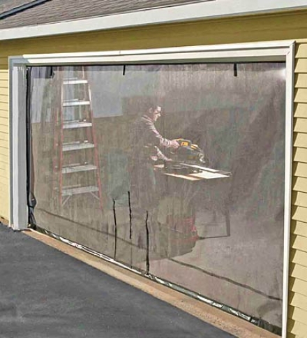 9&#O39;w X 7'h Garage Screen