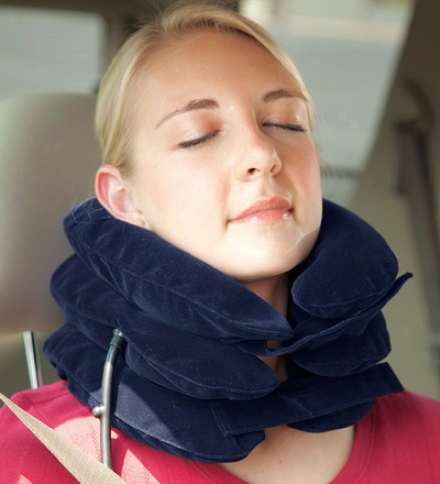 Adjustable Inflatable Travel Pillow